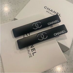 CHANEL perfume  gift Black Hair Clips